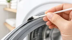 セリアのすきま掃除用綿棒が神だった、洗濯機のフチや窓レールが一瞬でスッキリ