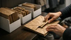 紙袋収納がスッキリ決まる、崩れにくい畳み方3ステップ