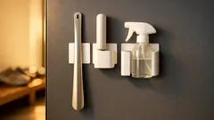 ダイソーのマグネット傘立てが万能すぎた 傘以外の浮かせる収納アイデア5選