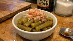 水煮フキで手間なし—めんつゆで作る、冷ますほど味しみるフキの煮物
