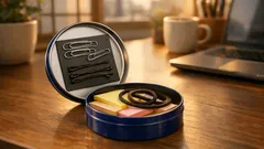 捨てないで正解、ニベア青缶をマグネット小物入れにする簡単リメイク