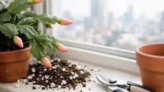 シャコバサボテンの植え替え時期はいつが正解?花後の春に失敗しないコツ