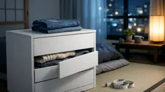 引き出しがあと1cm閉まらないを解決する冬服のたたみ方