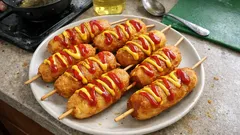 ホットケーキミックスで簡単アメリカンドッグ—ふんわり衣とソーセージが熱々に仕上がるコツ