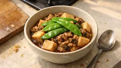 鍋ひとつで味しみ：高野豆腐とサバ缶の甘辛煮、だし要らずで簡単