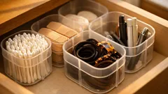 セリアのくつした整理カップで引き出しが整う、小物収納の正解アイデア